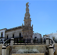Column of Santo Oronzo of Ostuni, Puglia