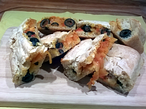 Focaccia with onions