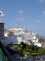 View of Ostuni from Corso Vittorio Emanuele